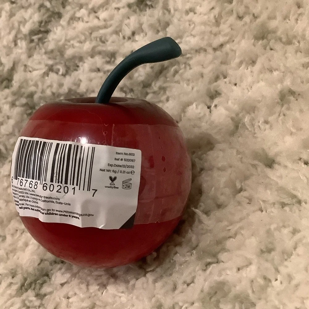 Red Cherry Lip Gloss NWT Beauty Treats cruelty Free 1.5” x 1.5” - Picture 9 of 14